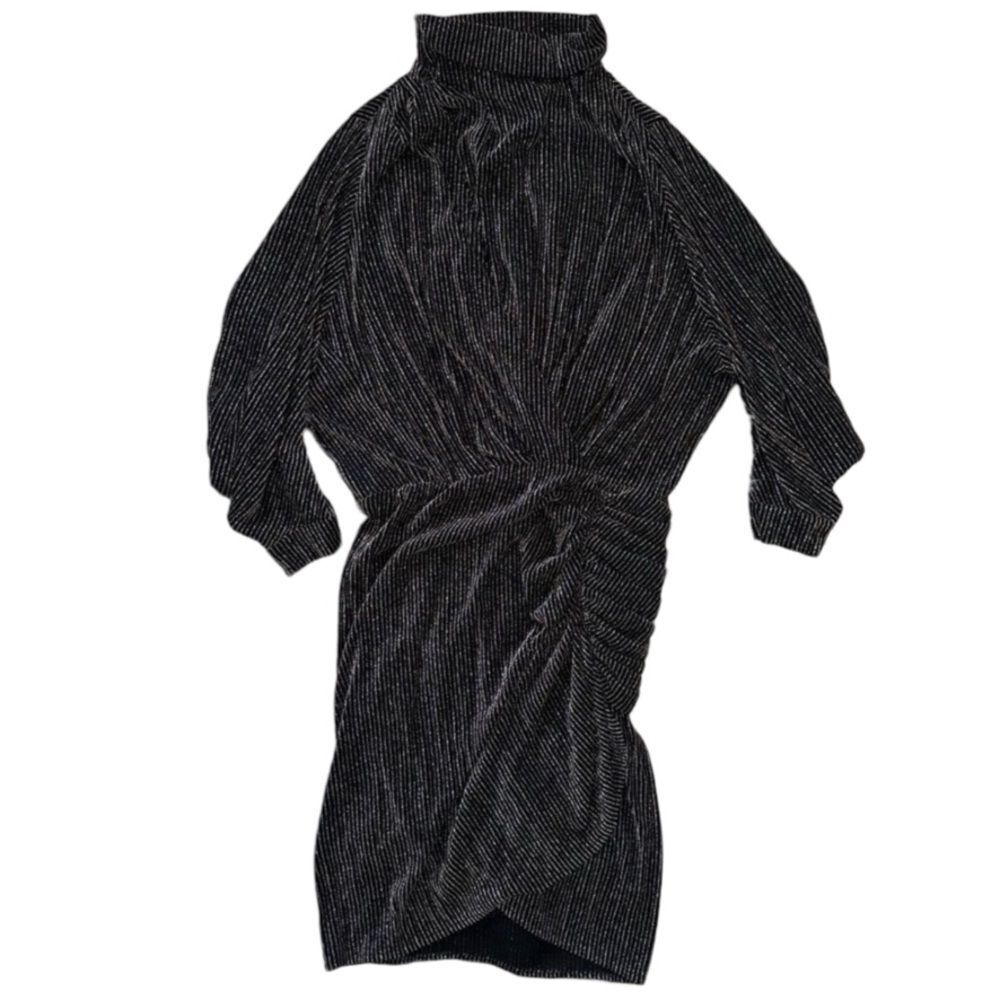 IRO Absalon Ruched Metallic Dress
